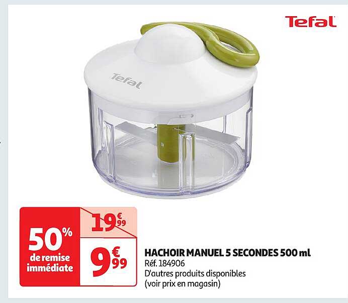 HACHOIR MANUEL 5 SECONDES 500 ML