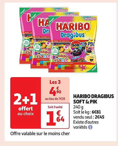 HARIBO DRAGIBUS SOFT & PIK