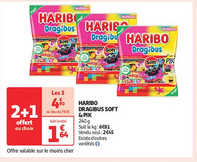 HARIBO DRAGIBUS SOFT & PIK