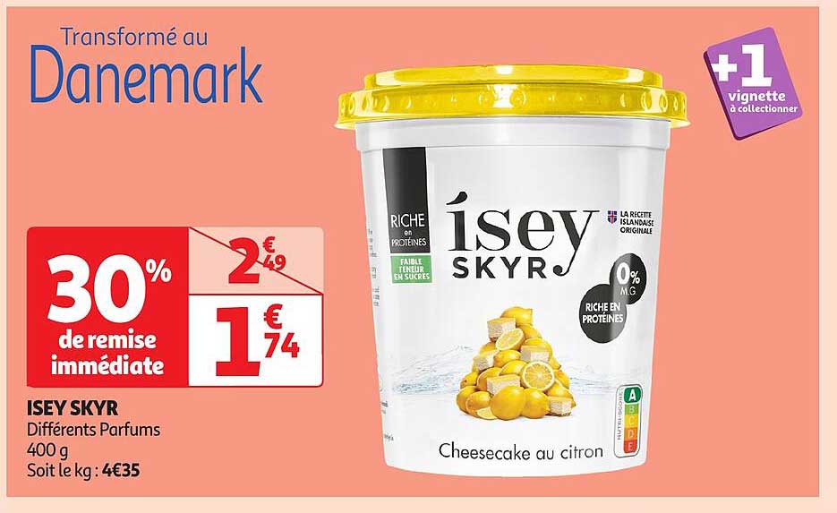 ISEY SKYR Cheesecake au citron - 400 g