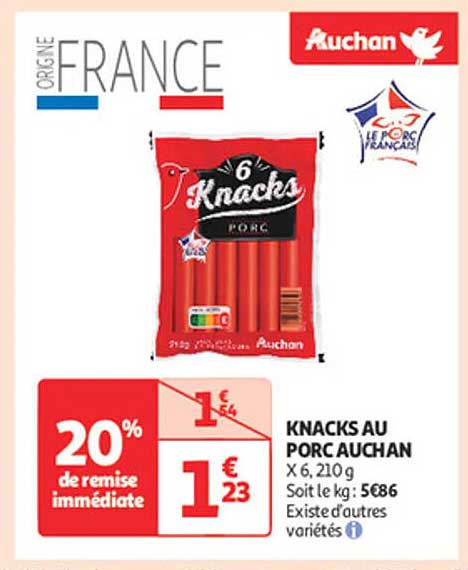 KNACKS AU PORC AUCHAN