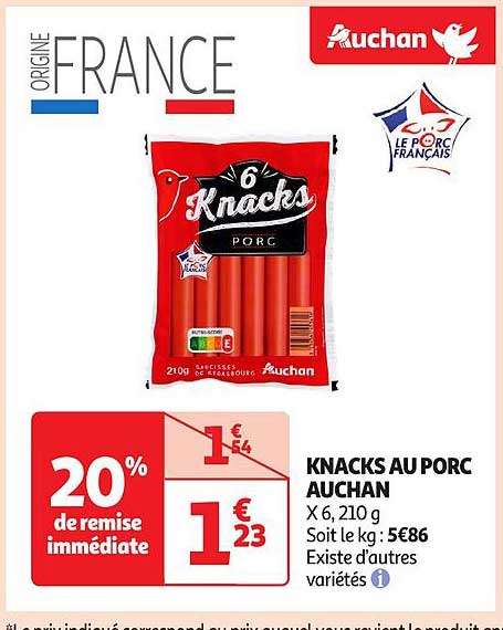 KNACKS AU PORC AUCHAN