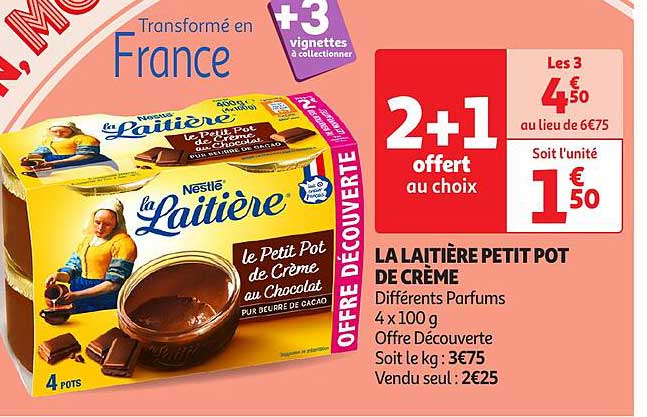 LA LAITIÈRE PETIT POT DE CRÈME