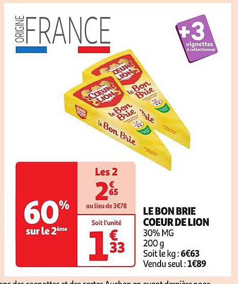 LE BON BRIE COEUR DE LION