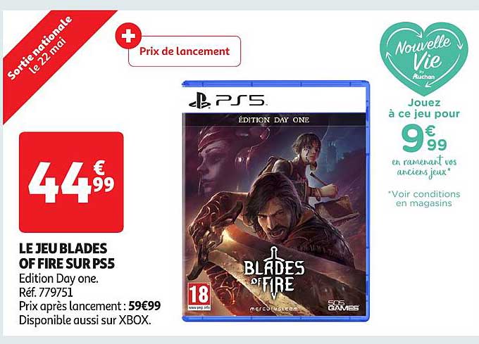 LE JEU BLADES OF FIRE SUR PS5