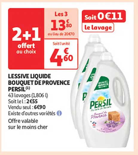 LESSIVE LIQUIDE BOUQUET DE PROVENCE PERSIL