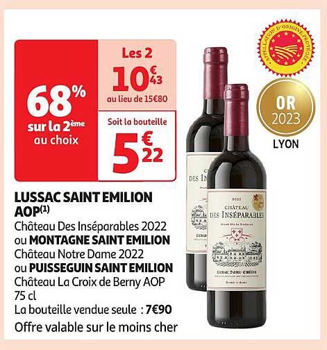 LUSSAC SAINT EMILION AOP