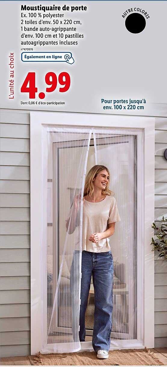 Moustiquaire de porte