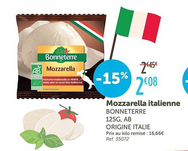 Mozzarella italienne