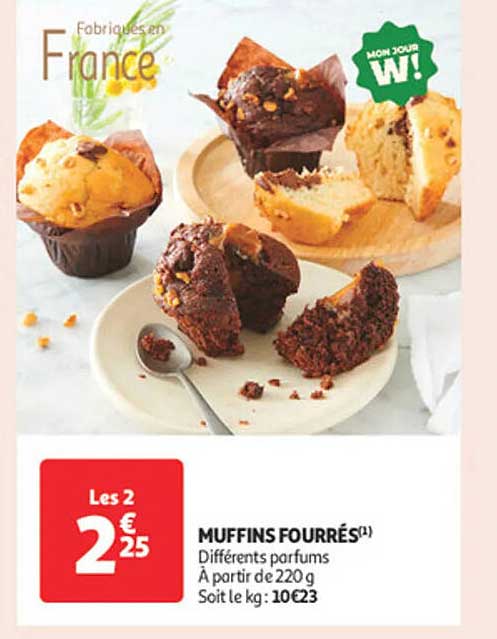 MUFFINS FOURRÉS