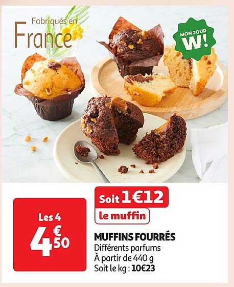MUFFINS FOURRÉS