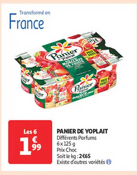 PANIER DE YOPLAIT