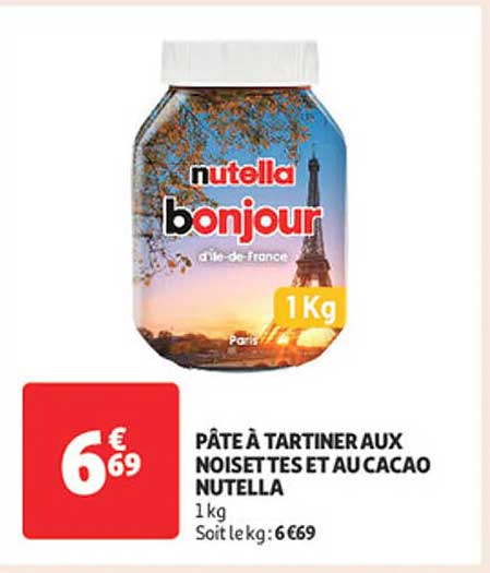 PÂTE À TARTINER AUX NOISETTES ET AU CACAO NUTELLA