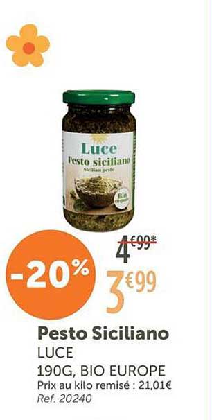 Pesto Siciliano LUCE