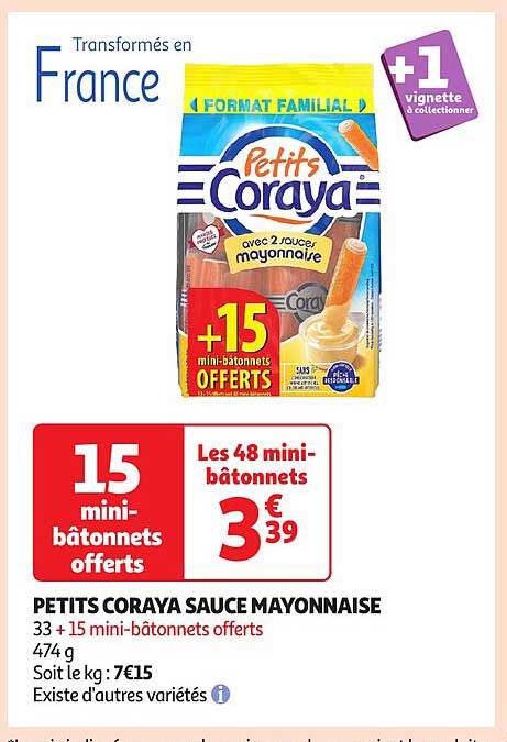 PETITS CORAYA SAUCE MAYONNAISE