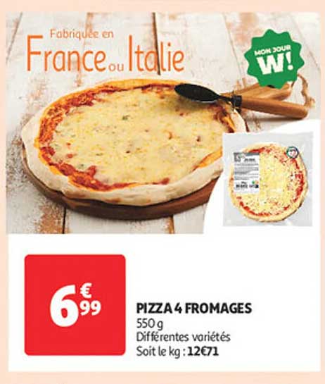 PIZZA 4 FROMAGES