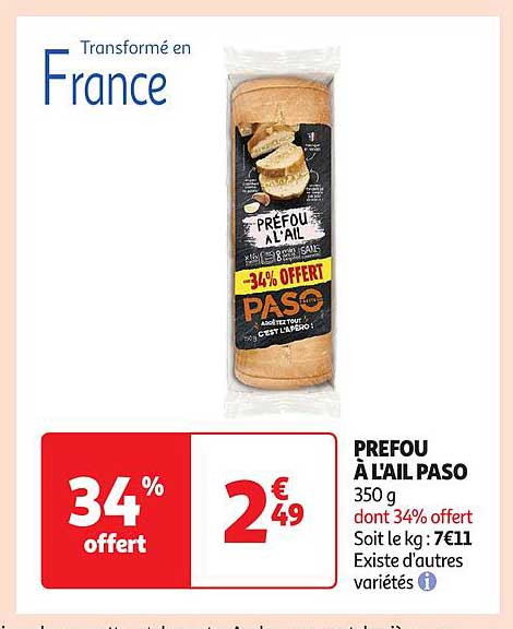 PRÉFOU À L'AIL PASO