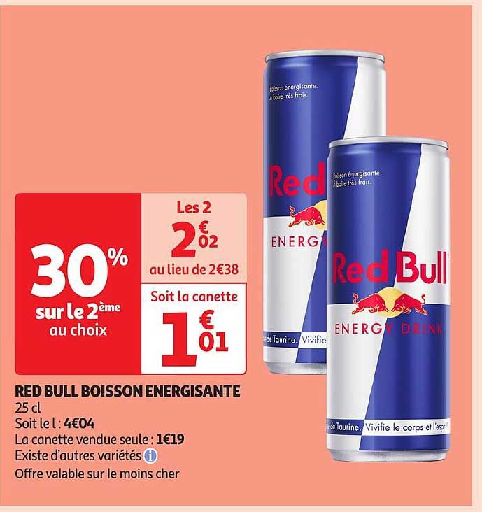 RED BULL BOISSON ENERGISANTE