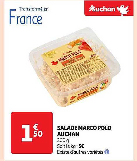 SALADE MARCO POLO AUCHAN