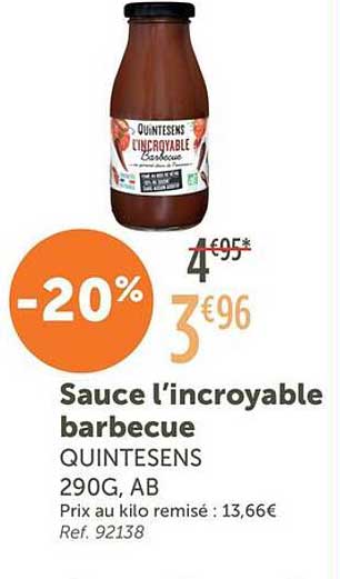 Sauce l'incroyable barbecue