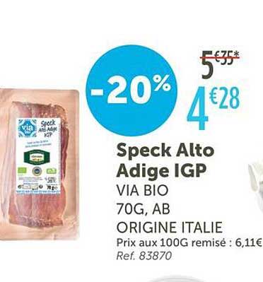 Speck Alto Adige IGP