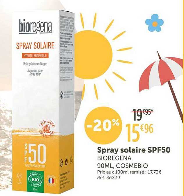 Spray solaire SPF50