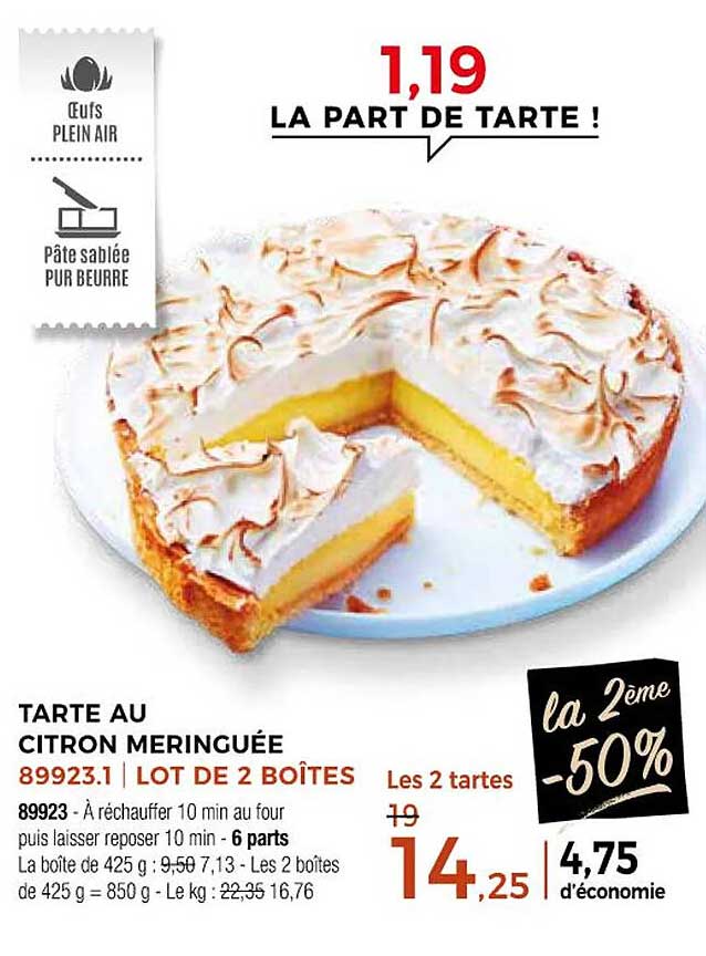 TARTE AU CITRON MERINGUÉE