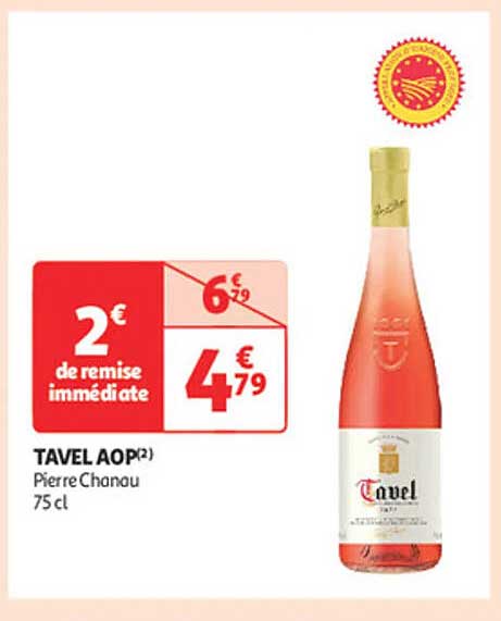 TAVEL AOP Pierre Chanau 75 cl