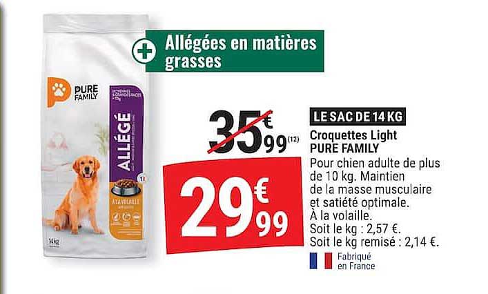 Allégées en matières grasses