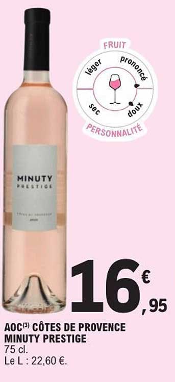 AOC(3) CÔTES DE PROVENCE MINUTY PRESTIGE