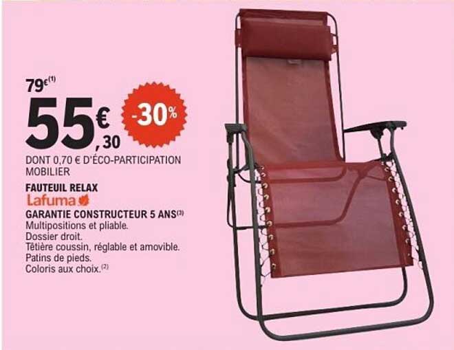 FAUTEUIL RELAX Lafuma
