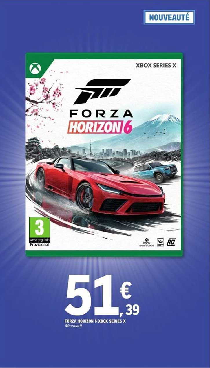 Promo Forza Horizon 6 Xbox Series X Chez E Leclerc 123Catalogue fr promo-forza-horizon-6-xbox-series-x-chez-e-leclerc-123catalogue-fr