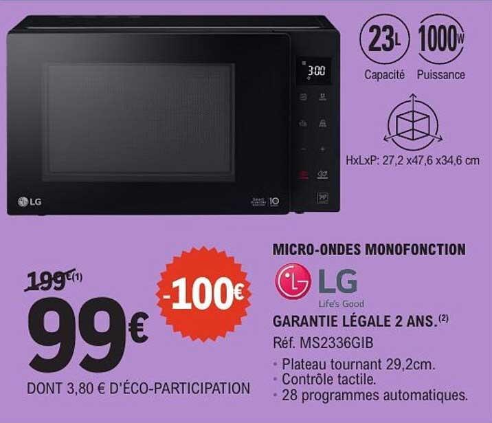 Micro Onde Leclerc Promonull