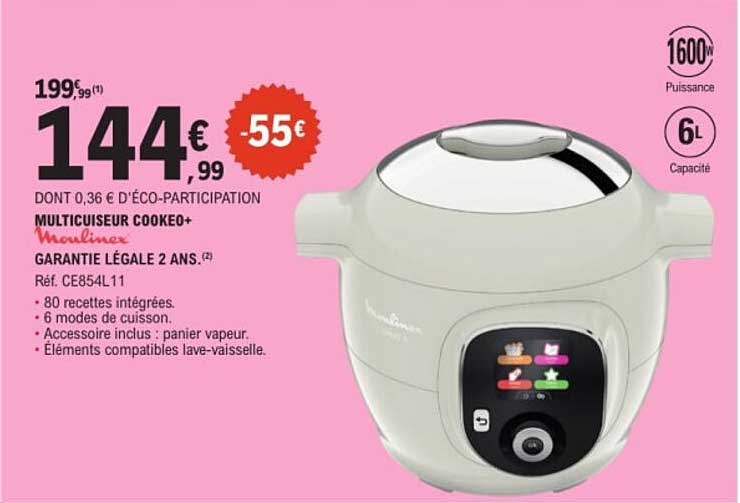 MULTICUISEUR COOKEO+ Moulinex