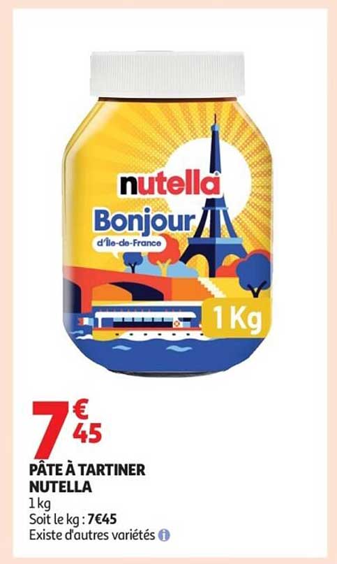 PÂTE À TARTINER NUTELLA 1kg