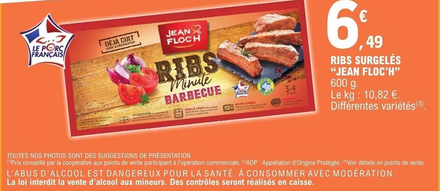 RIBS SURGELÉS “JEAN FLOC'H”