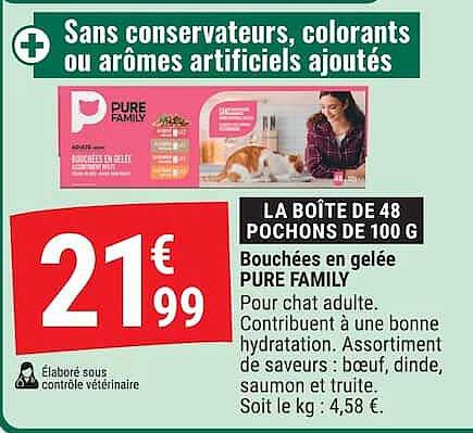 Sans conservateurs, colorants ou arômes artificiels ajoutés
