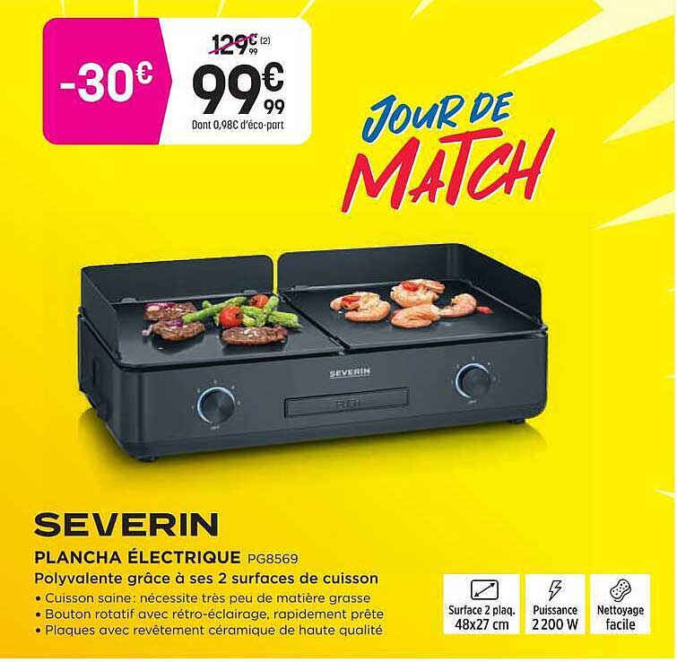 SEVERIN PLANCHA ÉLECTRIQUE PG8569
