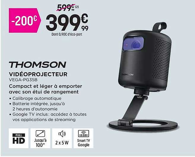 THOMSON VIDÉOPROJECTEUR VEGA-PG35B