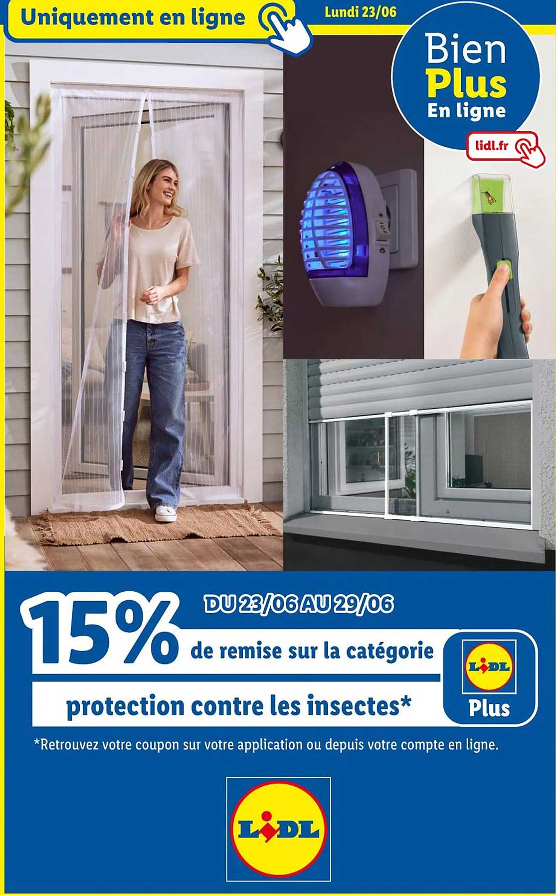 15% de remise sur la catégorie protection contre les insectes