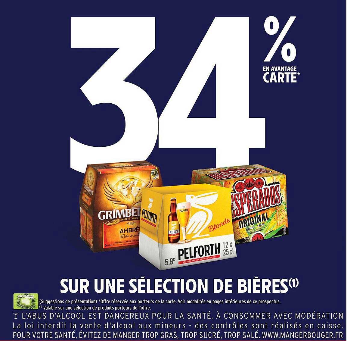 34 % EN AVANTAGE CARTE