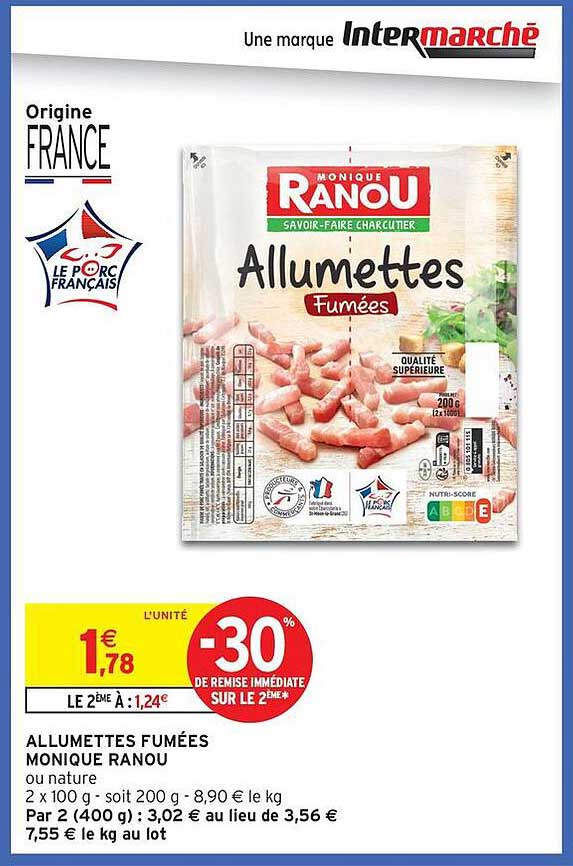 ALLUMETTES FUMÉES MONIQUE RANOU