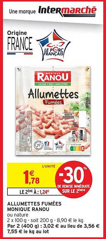 ALLUMETTES FUMÉES MONIQUE RANOU