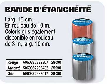 BANDE D'ÉTANCHÉITÉ