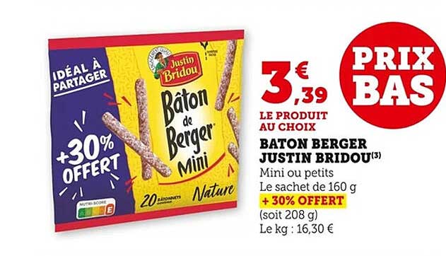 BATON BERGER JUSTIN BRIDOU