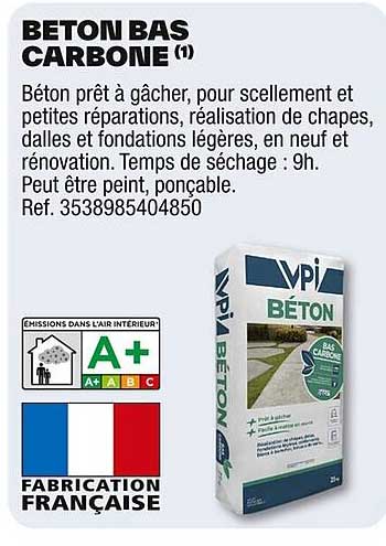 BETON BAS CARBONE
