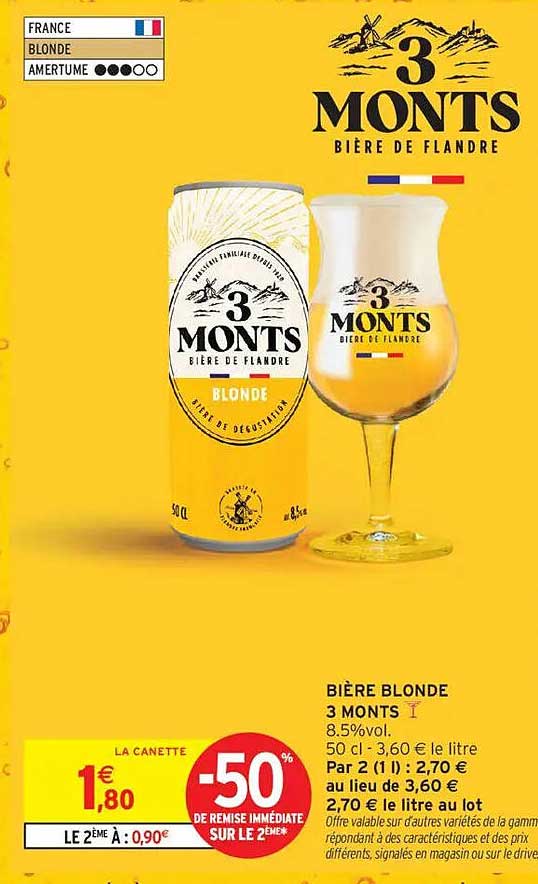 Bière Blonde 3 MONTs