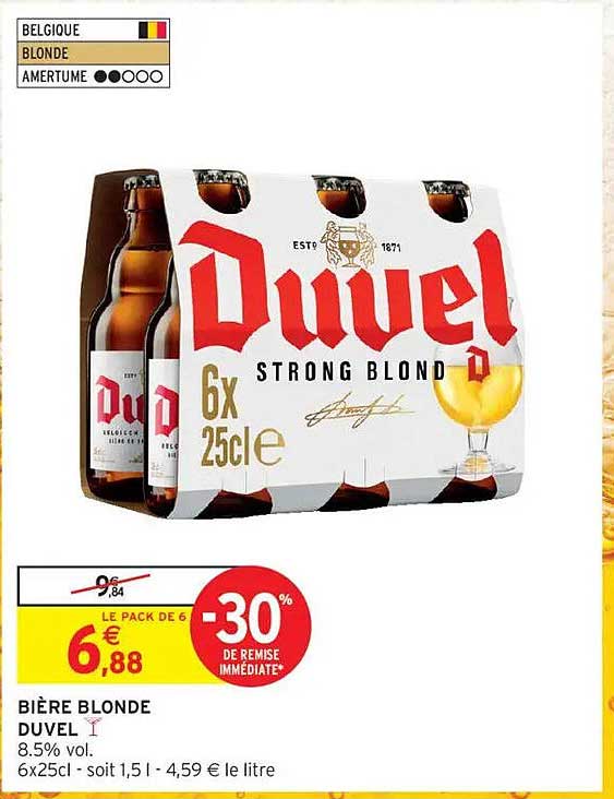 BIÈRE BLONDE DUVEL