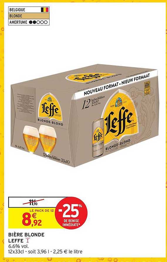 BIÈRE BLONDE LEFFE I