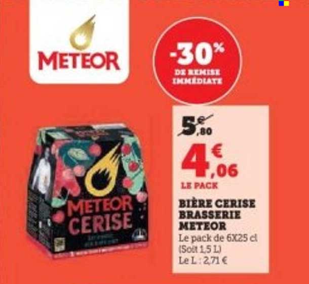 Bière Cerise Brasserie Meteor